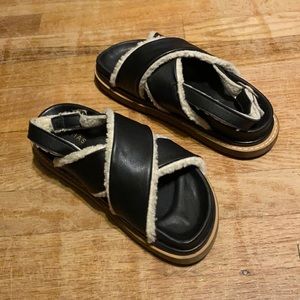 Alohas shearling lined sandals